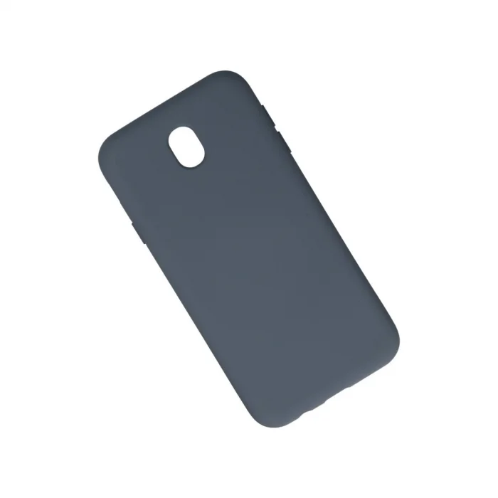 BUĞZ Samsung Galaxy J7 Pro / J730 Kılıf Nano İçi Kadife Silikon - Gri