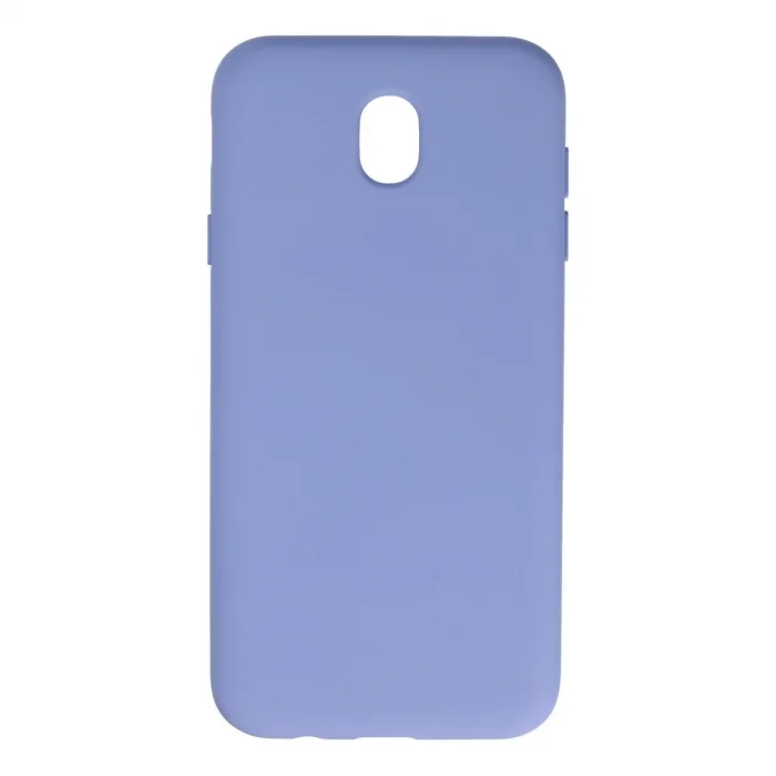 BUĞZ Samsung Galaxy J7 Pro / J730 Kılıf Nano İçi Kadife Silikon - Lila