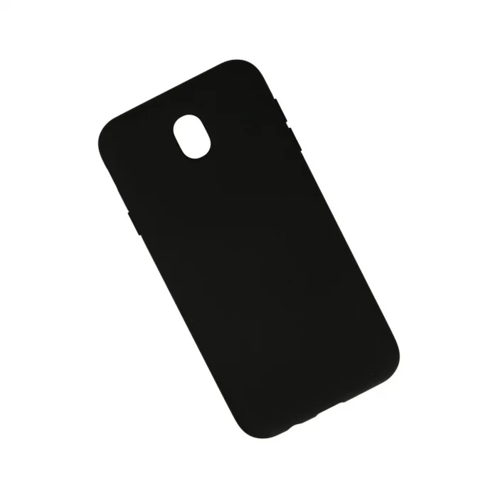 BUĞZ Samsung Galaxy J7 Pro / J730 Kılıf Nano İçi Kadife Silikon - Siyah