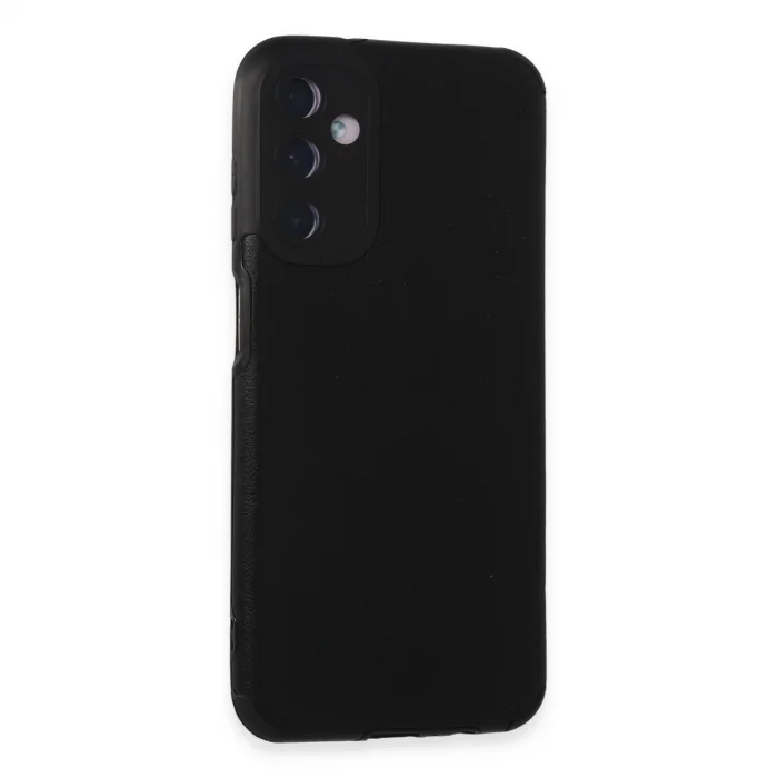 BUĞZ Samsung Galaxy M14 5g Kılıf Loop Deri Silikon - Siyah