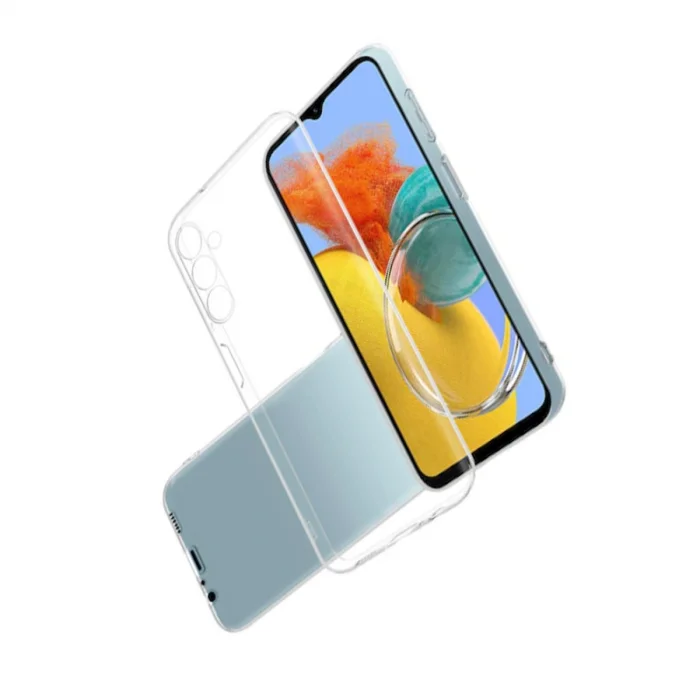 BUĞZ Samsung Galaxy M14 5g Kılıf Lüx Şeffaf Silikon