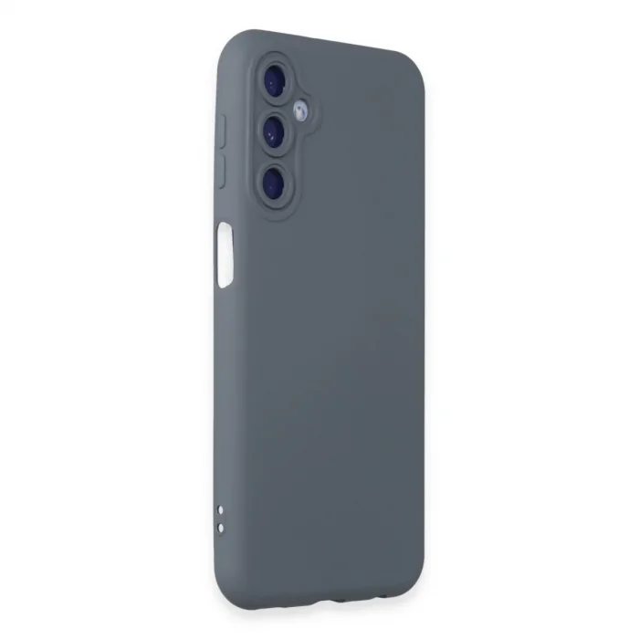 BUĞZ Samsung Galaxy M14 5g Kılıf Nano İçi Kadife Silikon - Gri