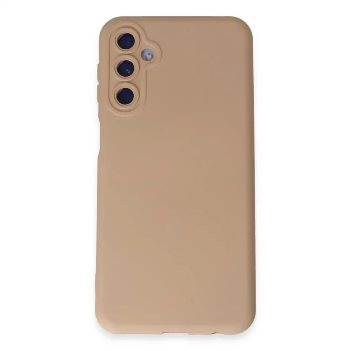 BUĞZ Samsung Galaxy M14 5g Kılıf Nano İçi Kadife Silikon - Pudra