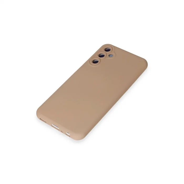BUĞZ Samsung Galaxy M14 5g Kılıf Nano İçi Kadife Silikon - Pudra