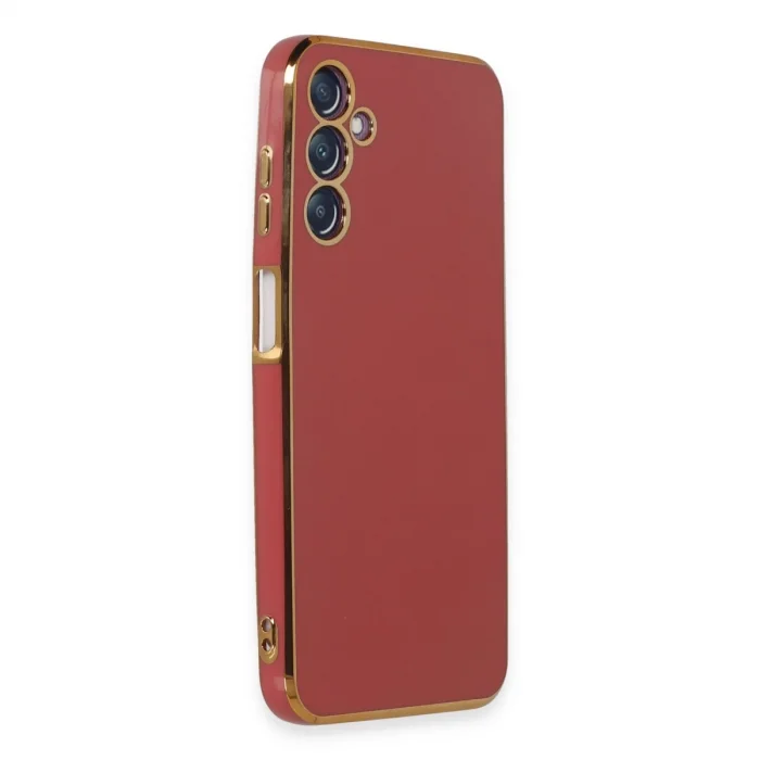 BUĞZ Samsung Galaxy M14 5g Kılıf Volet Silikon - Kırmızı