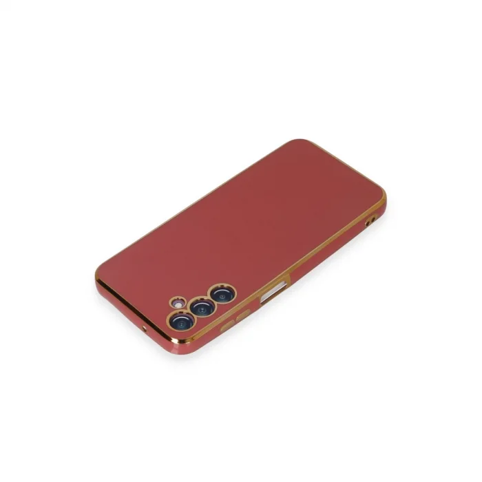 BUĞZ Samsung Galaxy M14 5g Kılıf Volet Silikon - Kırmızı