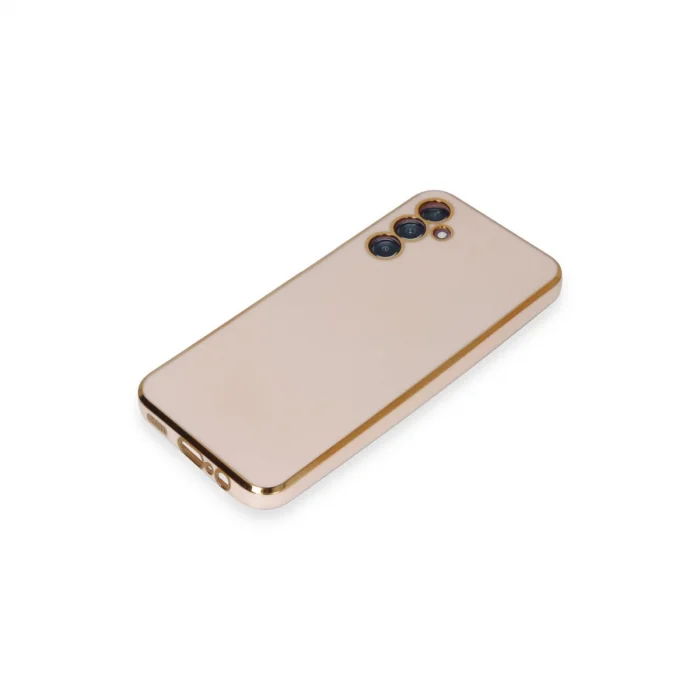 BUĞZ Samsung Galaxy M14 5g Kılıf Volet Silikon - Pembe