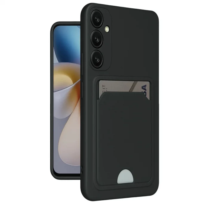 BUĞZ Samsung Galaxy M15 Kelvin Kartvizitli Silikon - Siyah