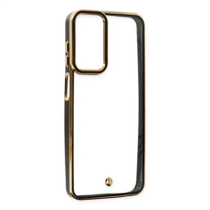 BUĞZ Samsung Galaxy M23 Kılıf Liva Lens Silikon - Siyah