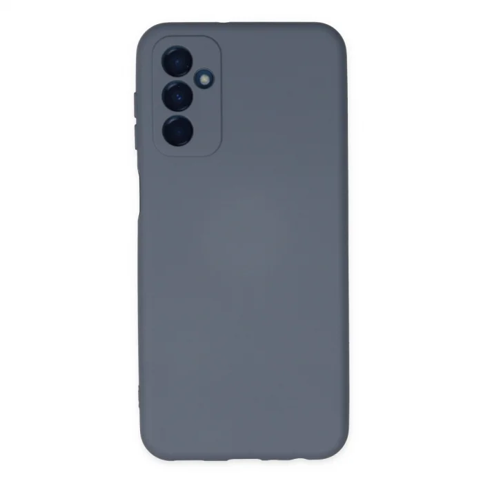 BUĞZ Samsung Galaxy M23 Kılıf Nano İçi Kadife Silikon - Gri