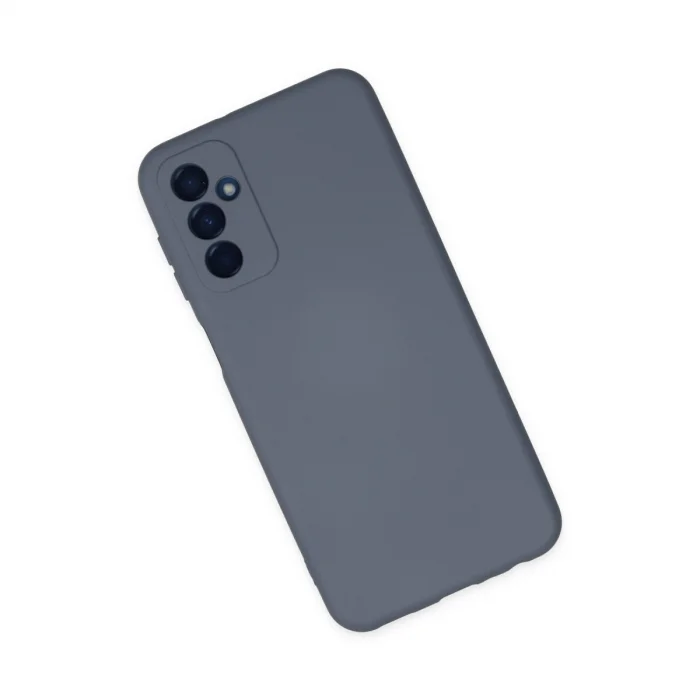 BUĞZ Samsung Galaxy M23 Kılıf Nano İçi Kadife Silikon - Gri