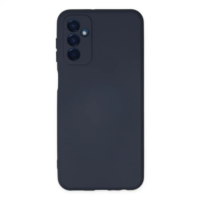 BUĞZ Samsung Galaxy M23 Kılıf Nano İçi Kadife Silikon - Lacivert
