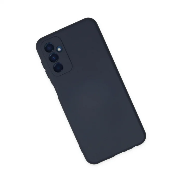 BUĞZ Samsung Galaxy M23 Kılıf Nano İçi Kadife Silikon - Lacivert