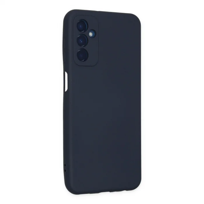 BUĞZ Samsung Galaxy M23 Kılıf Nano İçi Kadife Silikon - Lacivert