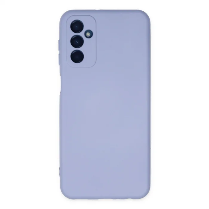 BUĞZ Samsung Galaxy M23 Kılıf Nano İçi Kadife Silikon - Lila