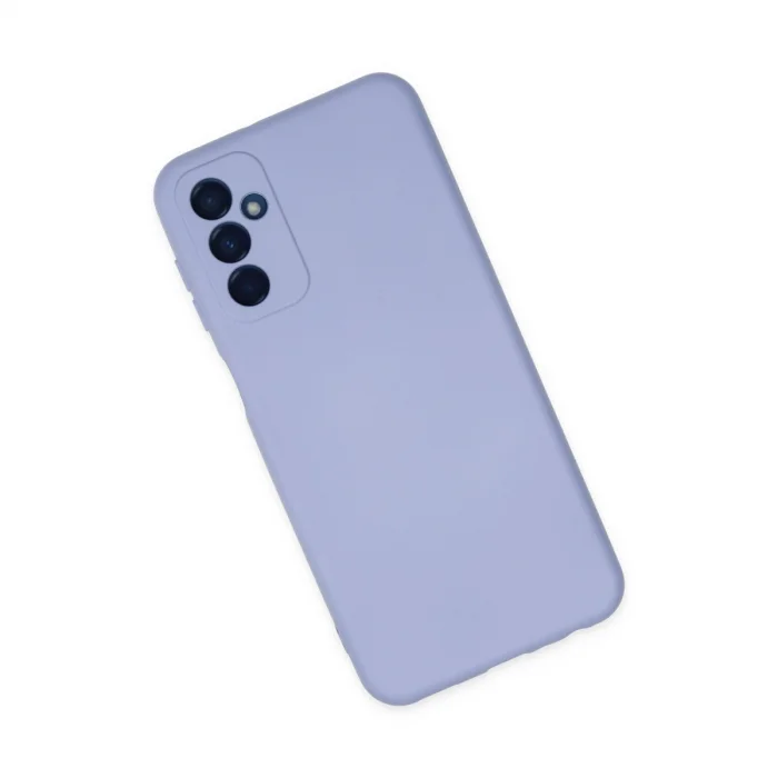 BUĞZ Samsung Galaxy M23 Kılıf Nano İçi Kadife Silikon - Lila