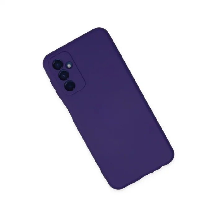 BUĞZ Samsung Galaxy M23 Kılıf Nano İçi Kadife Silikon - Mor