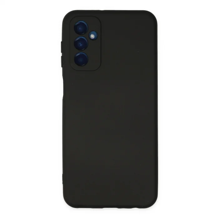BUĞZ Samsung Galaxy M23 Kılıf Nano İçi Kadife Silikon - Siyah