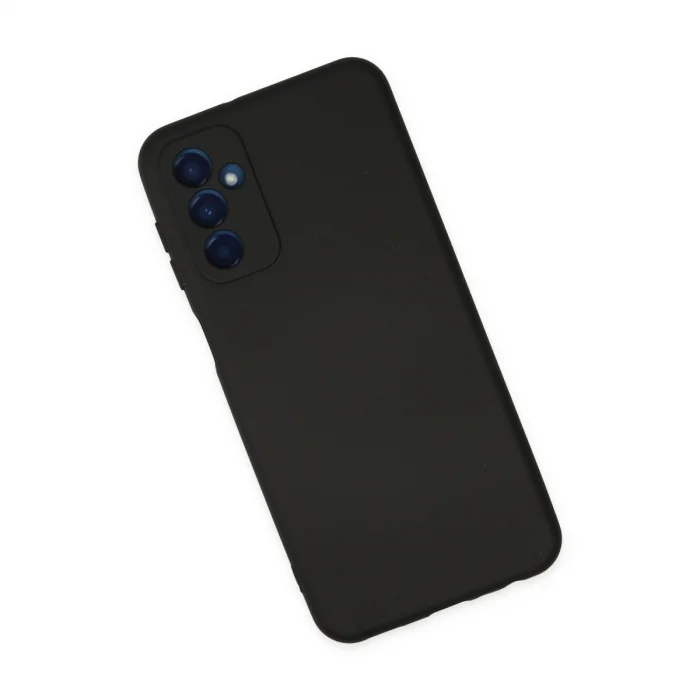 BUĞZ Samsung Galaxy M23 Kılıf Nano İçi Kadife Silikon - Siyah