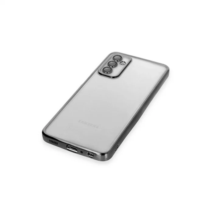 BUĞZ Samsung Galaxy M23 Kılıf Razer Lensli Silikon - Siyah