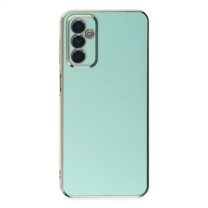 BUĞZ Samsung Galaxy M23 Kılıf Volet Silikon - Açık Yeşil