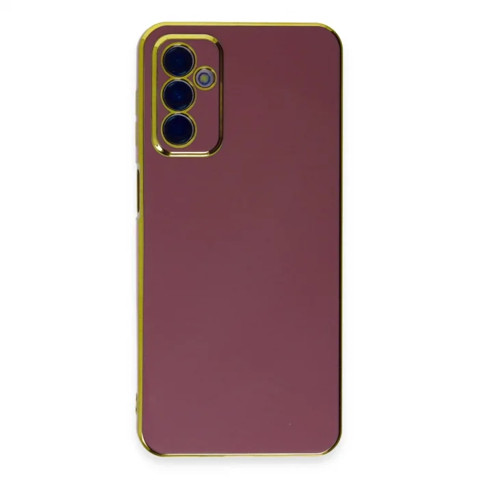 BUĞZ Samsung Galaxy M23 Kılıf Volet Silikon - Kırmızı