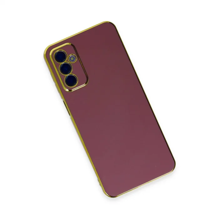 BUĞZ Samsung Galaxy M23 Kılıf Volet Silikon - Kırmızı