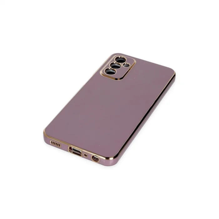 BUĞZ Samsung Galaxy M23 Kılıf Volet Silikon - Mor