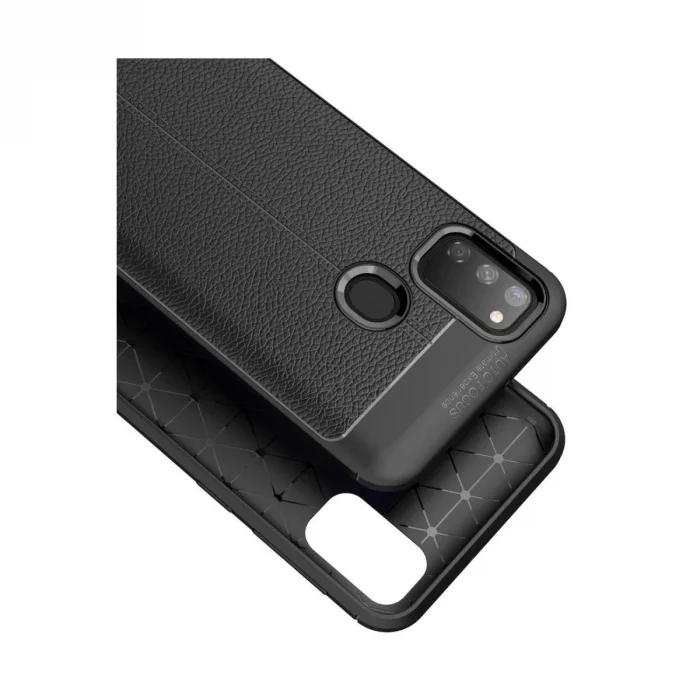 BUĞZ Samsung Galaxy M30s Kılıf Auto Focus Kapak - Kırmızı