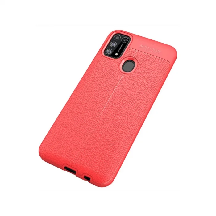 BUĞZ Samsung Galaxy M31 Kılıf Auto Focus Kapak - Kırmızı