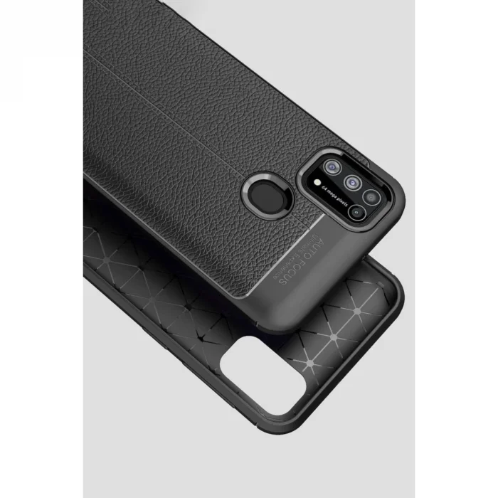 BUĞZ Samsung Galaxy M31 Kılıf Auto Focus Kapak - Kırmızı