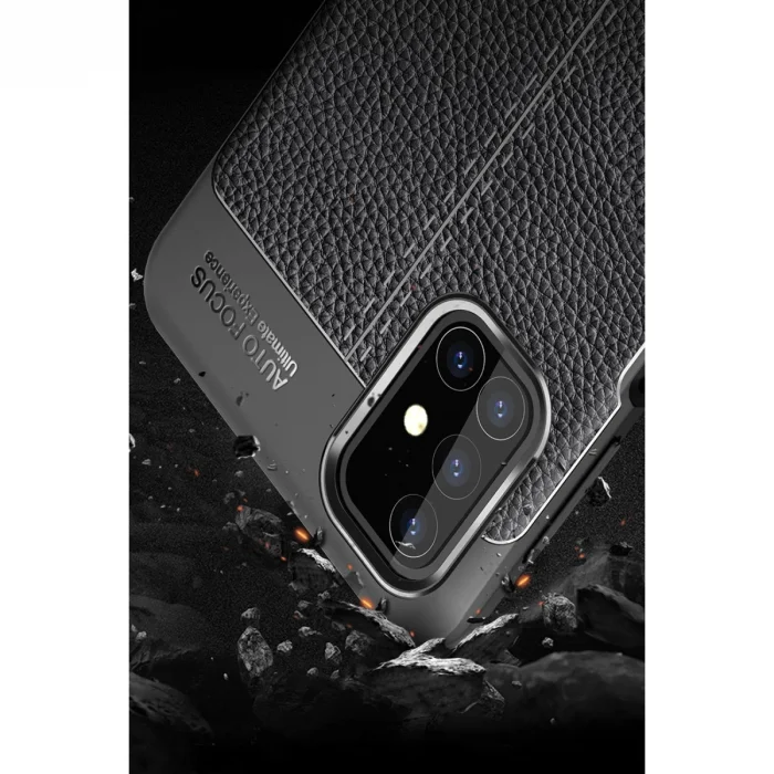 BUĞZ Samsung Galaxy M31s Kılıf Auto Focus Kapak - Kırmızı