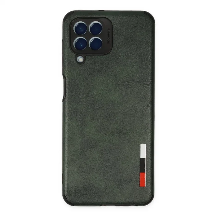 BUĞZ Samsung Galaxy M33 Kılıf Loop Deri Silikon - Yeşil