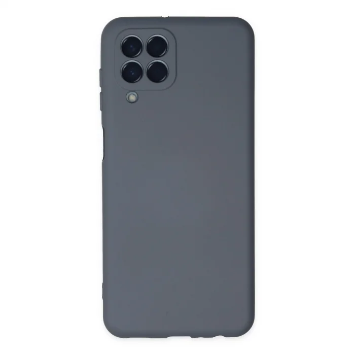 BUĞZ Samsung Galaxy M33 Kılıf Nano İçi Kadife Silikon - Gri