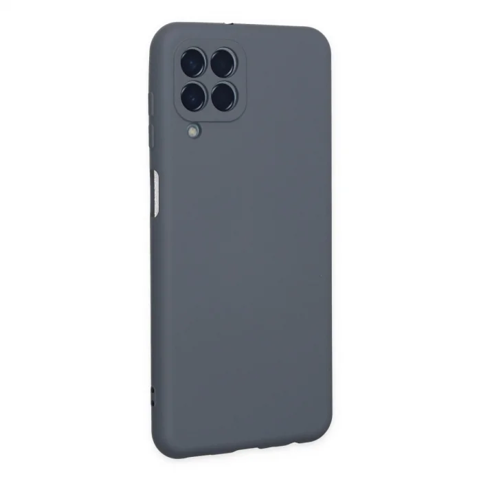 BUĞZ Samsung Galaxy M33 Kılıf Nano İçi Kadife Silikon - Gri