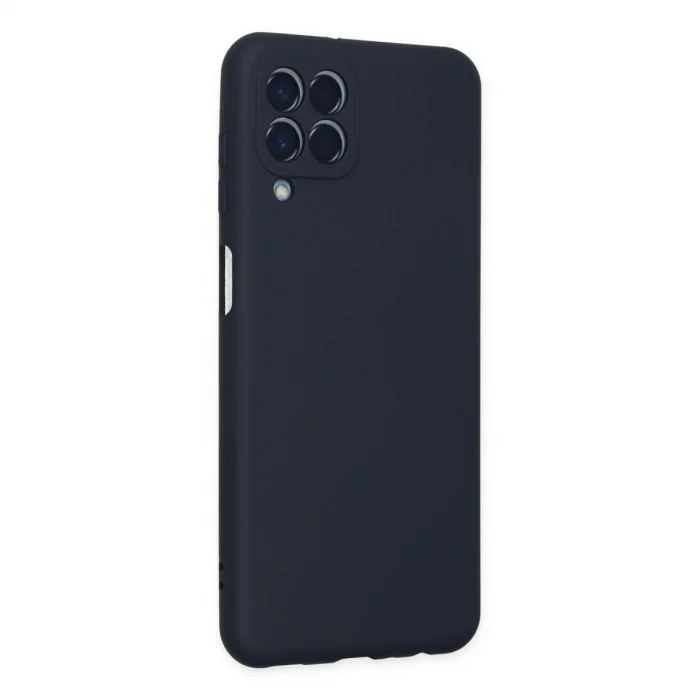 BUĞZ Samsung Galaxy M33 Kılıf Nano İçi Kadife Silikon - Lacivert