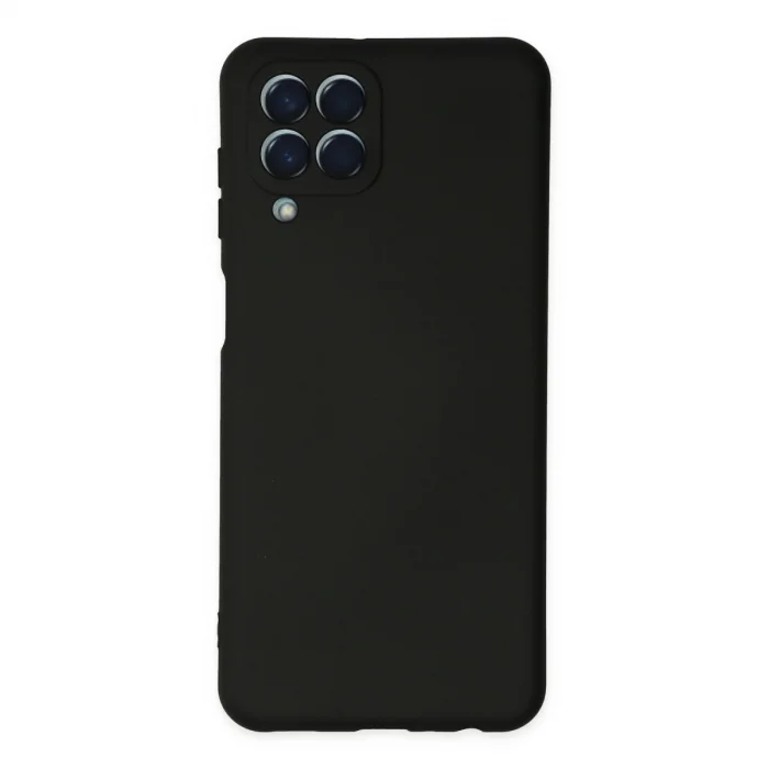 BUĞZ Samsung Galaxy M33 Kılıf Nano İçi Kadife Silikon - Siyah