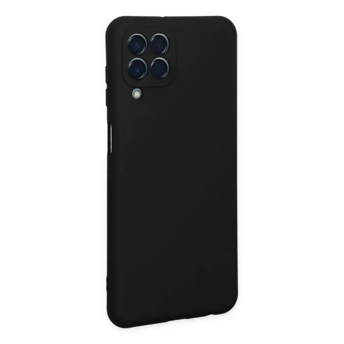 BUĞZ Samsung Galaxy M33 Kılıf Nano İçi Kadife Silikon - Siyah