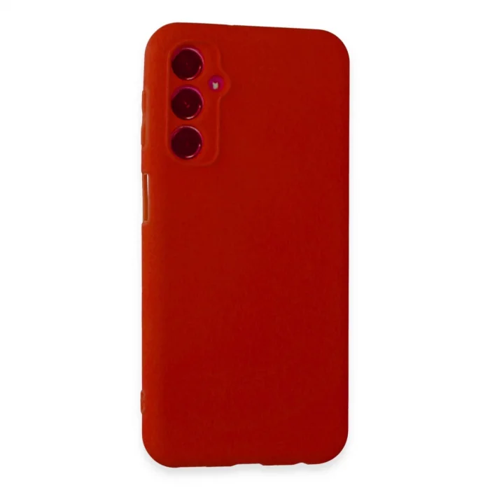 BUĞZ Samsung Galaxy M34 5g Kılıf First Silikon - Kırmızı