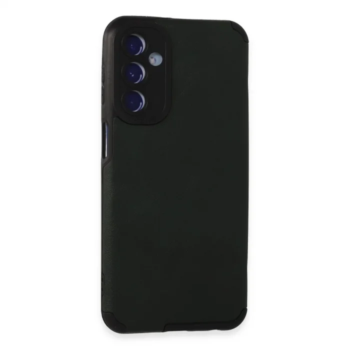 BUĞZ Samsung Galaxy M34 5g Kılıf Loop Deri Silikon - Yeşil