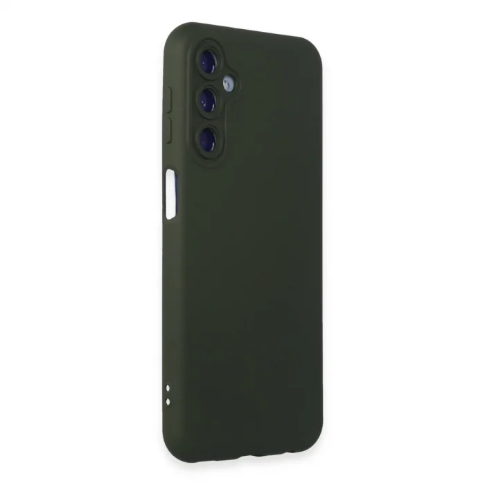 BUĞZ Samsung Galaxy M34 5g Kılıf Nano İçi Kadife Silikon - Koyu Yeşil