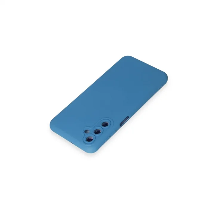 BUĞZ Samsung Galaxy M34 5g Kılıf Nano İçi Kadife Silikon - Mavi