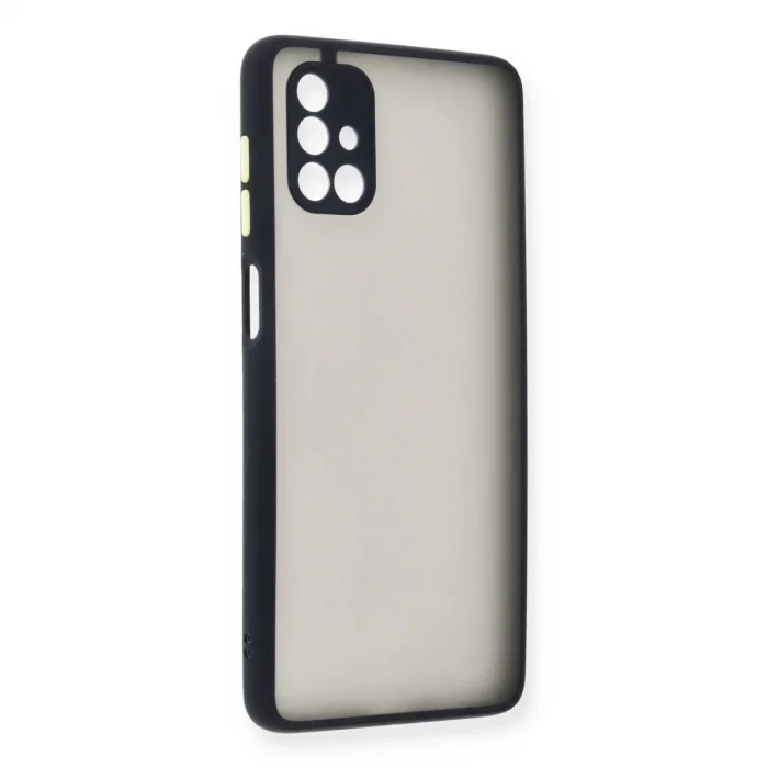 BUĞZ Samsung Galaxy M51 Kılıf Montreal Silikon Kapak - Lacivert