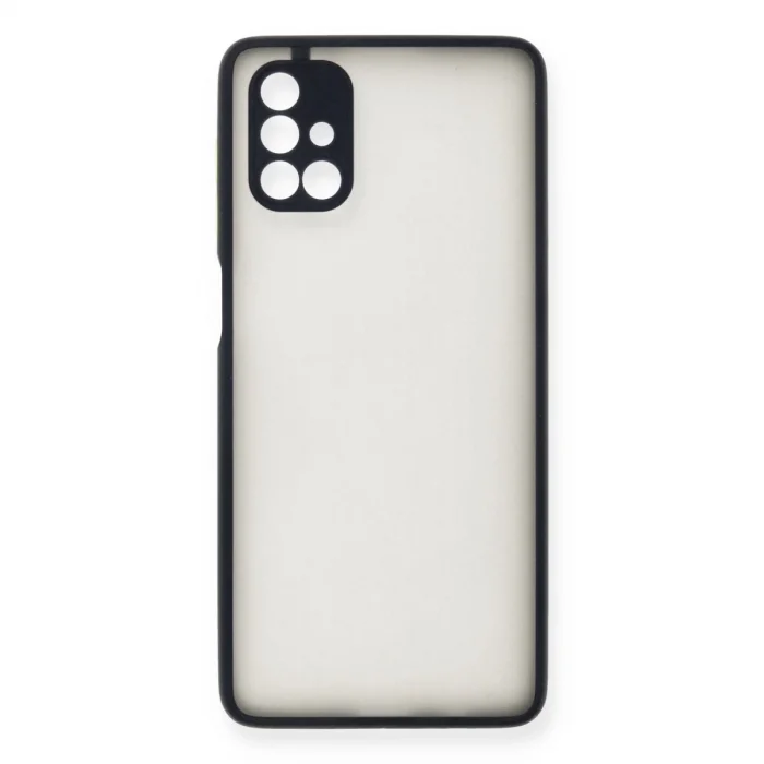 BUĞZ Samsung Galaxy M51 Kılıf Montreal Silikon Kapak - Lacivert