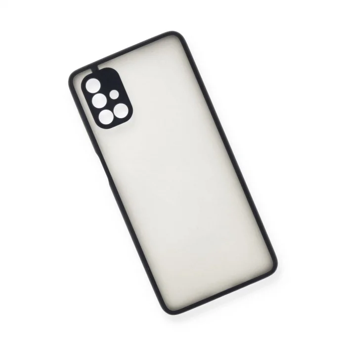 BUĞZ Samsung Galaxy M51 Kılıf Montreal Silikon Kapak - Lacivert