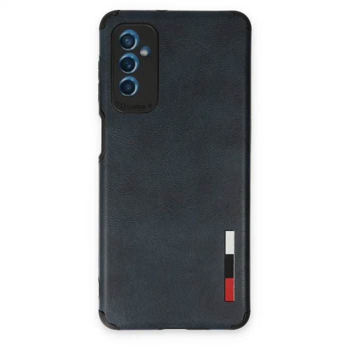 BUĞZ Samsung Galaxy M52 5g Kılıf Loop Deri Silikon - Lacivert