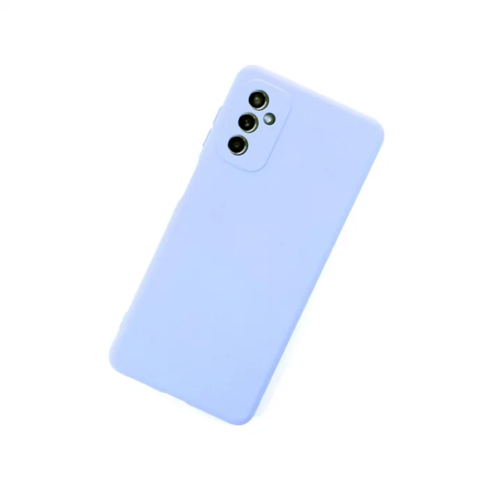 BUĞZ Samsung Galaxy M52 5g Kılıf Nano İçi Kadife Silikon - Lila