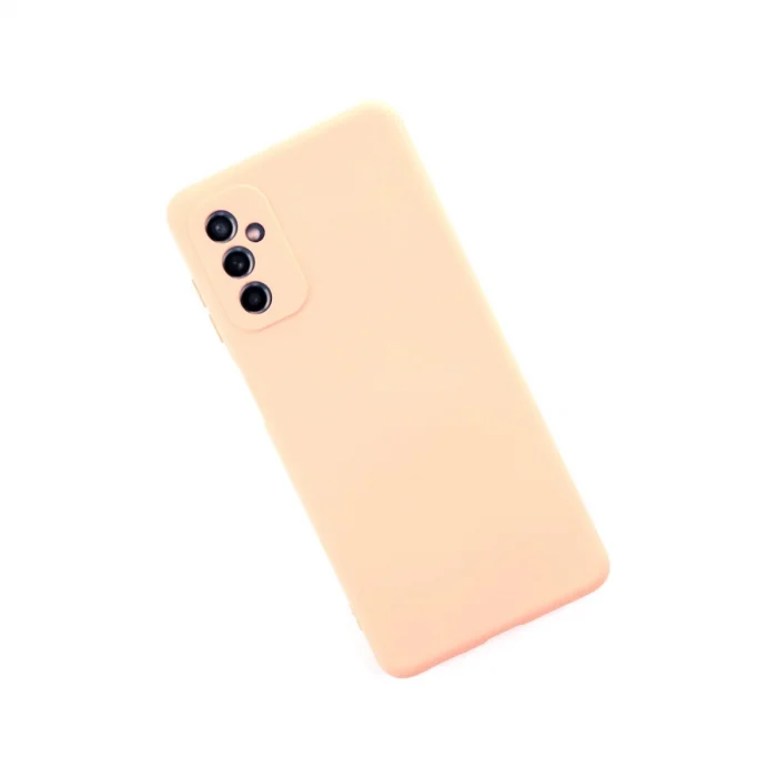 BUĞZ Samsung Galaxy M52 5g Kılıf Nano İçi Kadife Silikon - Pudra