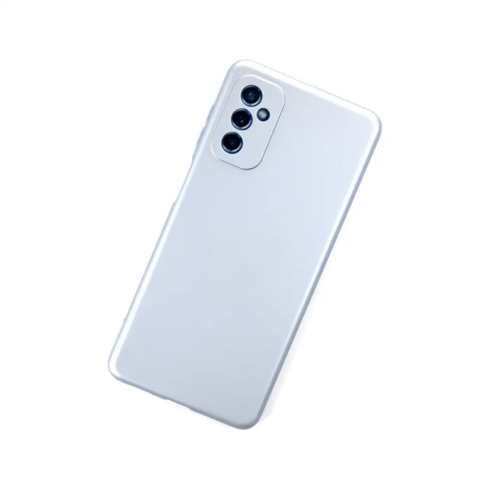 BUĞZ Samsung Galaxy M52 5g Kılıf Nano İçi Kadife Silikon - Sky Blue