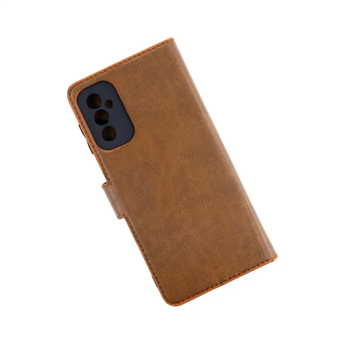 BUĞZ Samsung Galaxy M52 5g Kılıf Trend S Plus Kapaklı Kılıf - Taba